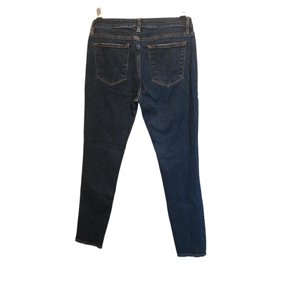 Vigoss Distressed Jagger Skinny Jeans, Dark Wash, Size 4/27 - Picture 3 of 6
